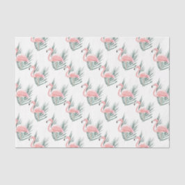Pink Flamingo (Design 63 Pink Serie) Seidenpapier