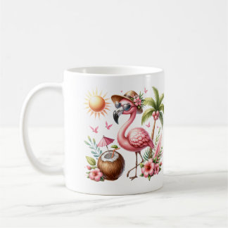 Pink Flamingo Design Kaffeetasse