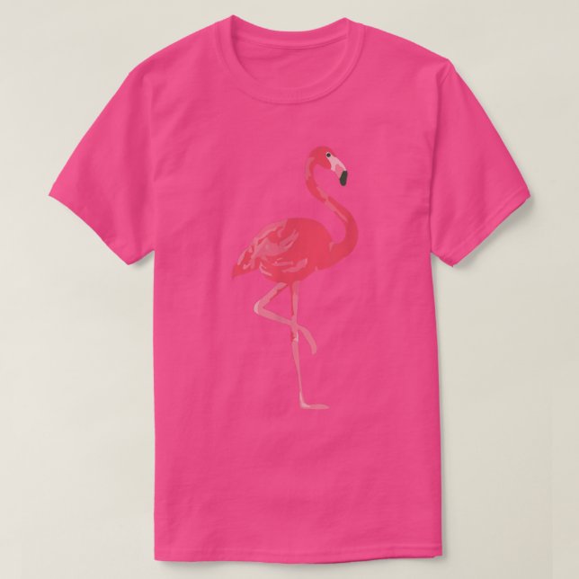 Pink Flamingo Design T-Shirt (Design vorne)