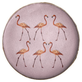 Pink Flamingo Dipped Oreos