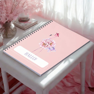 Pink Flamingo - Eine Touch tropischer Eleganz Notizblock