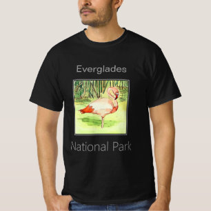 Pink Flamingo, Everglades National Park, Florida T-Shirt