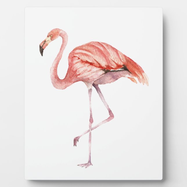 Pink Flamingo Fotoplatte (Vorderseite)