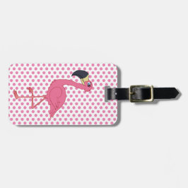 Pink Flamingo Gepäckanhänger