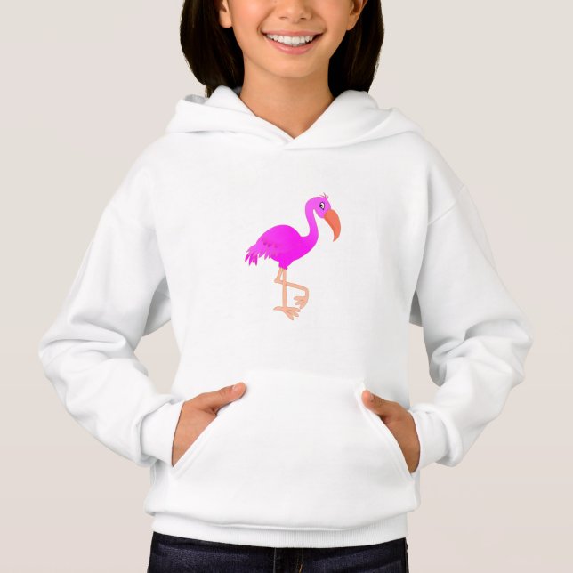 Pink Flamingo Hoodie (Vorderseite)