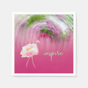 Pink Flamingo Inspiration Sprichwort Inspiriert Zi Serviette