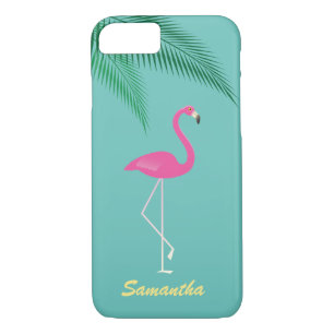Pink Flamingo iPhone 7 Fall - Türkis Case-Mate iPhone Hülle