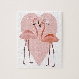 Pink Flamingo Liebe