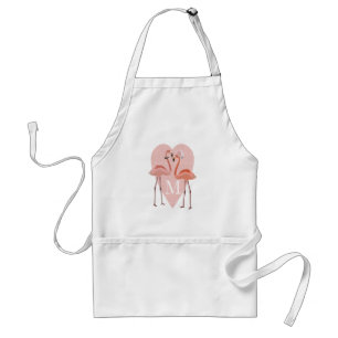 Pink Flamingo Liebe Schürze