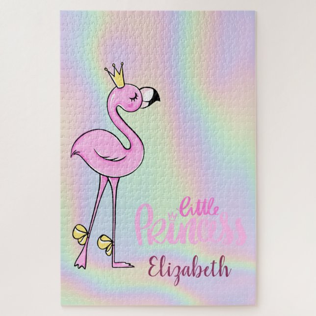 Pink Flamingo Little Princess Ombre (Vertikal)