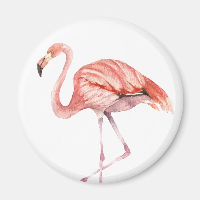 Pink Flamingo Magnet (Vorne)