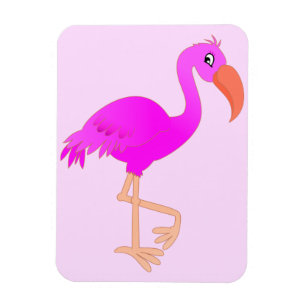 Pink Flamingo Magnet