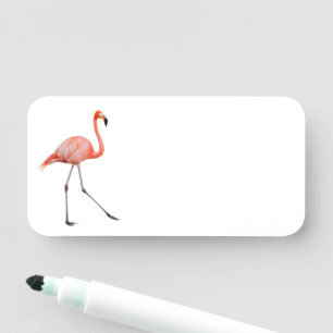 Pink Flamingo Namensschild