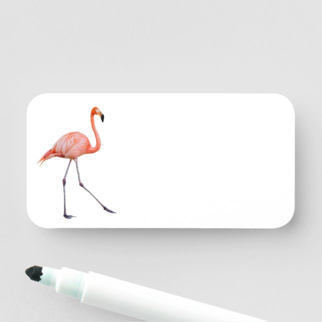 Pink Flamingo Namensschild (Beispiel)