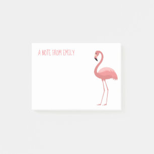 Pink Flamingo Notiz von