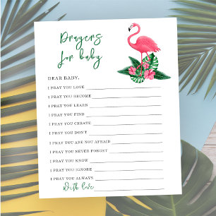 Pink Flamingo - Party Gebete für Baby