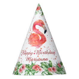 Pink Flamingo Party Hat Partyhütchen