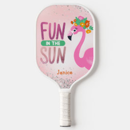Pink Flamingo Pickleball Schläger