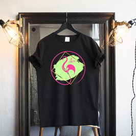 Pink Flamingo sein fabelhaftes inspirierendes Spri T-Shirt