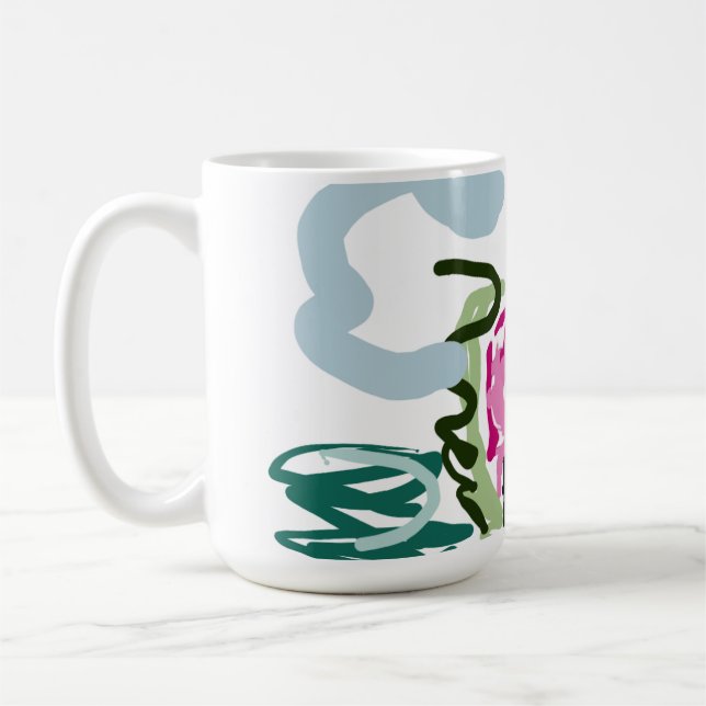 Pink flamingo set kaffeetasse (Links)