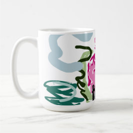 Pink flamingo set kaffeetasse