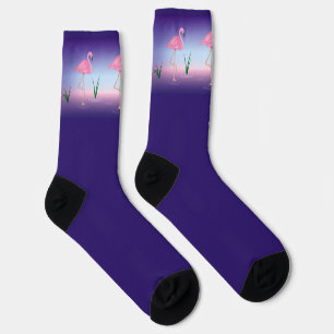 Pink Flamingo Socken