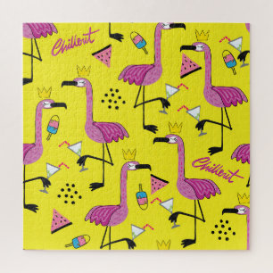 Pink Flamingo: Summer Fashion Pattern
