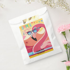 Pink Flamingo Summer Party Geschenktütchen