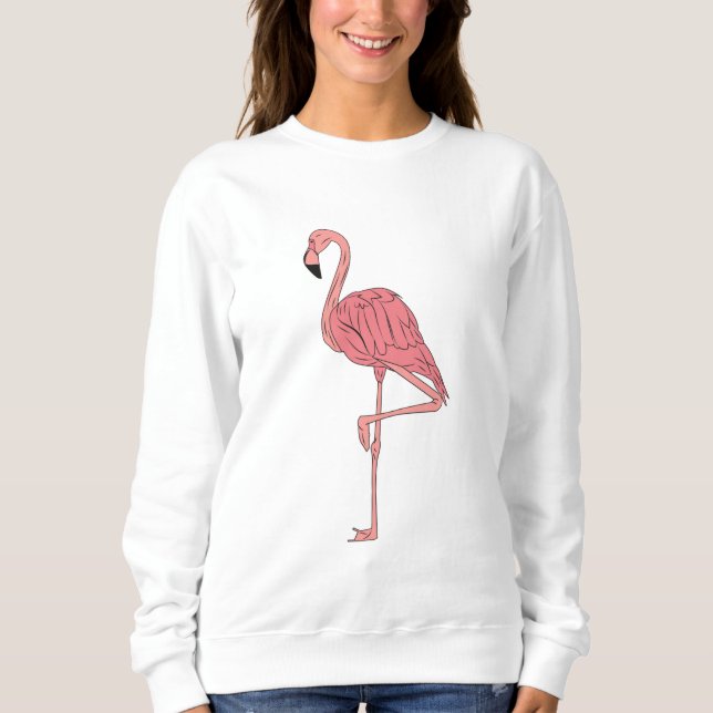 Pink Flamingo Sweatshirt (Vorderseite)