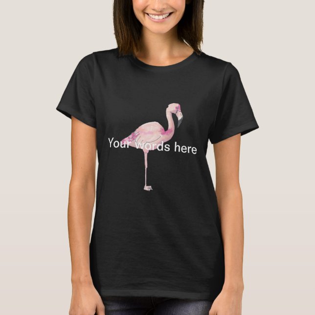 Pink Flamingo T - Shirt (Vorderseite)