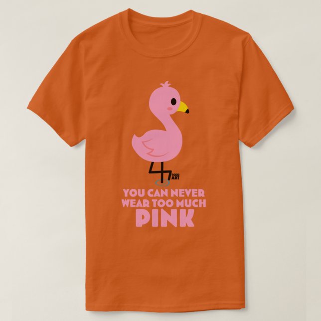 PINK FLAMINGO T-Shirt (Design vorne)