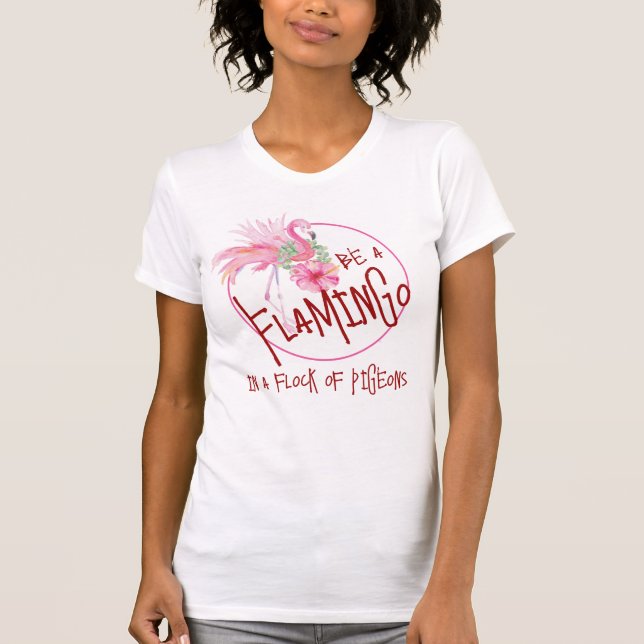Pink Flamingo T - Shirt Inspiration (Vorderseite)