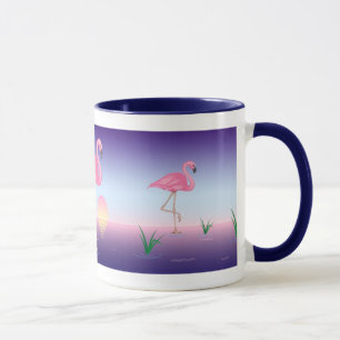 Pink Flamingo Tasse