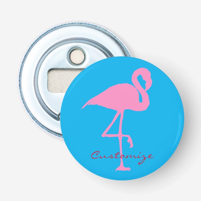 Pink Flamingo Thunder_Cove Flaschenöffner (Vorderseite)