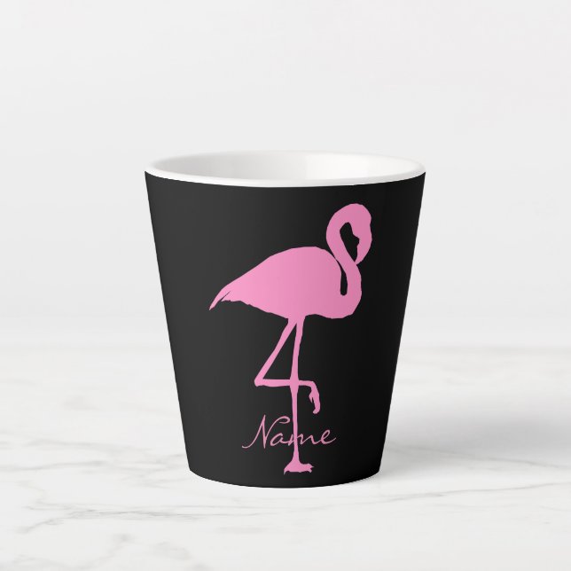 Pink Flamingo Thunder_Cove Milchtasse (Vorderseite)