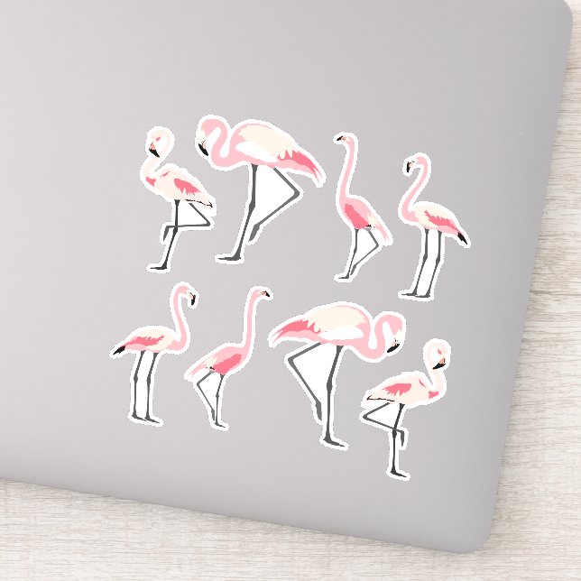 Pink Flamingos Aufkleber (Detail)