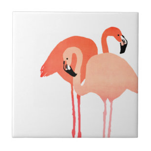 Pink Flamingos Beach Wedding Fliese