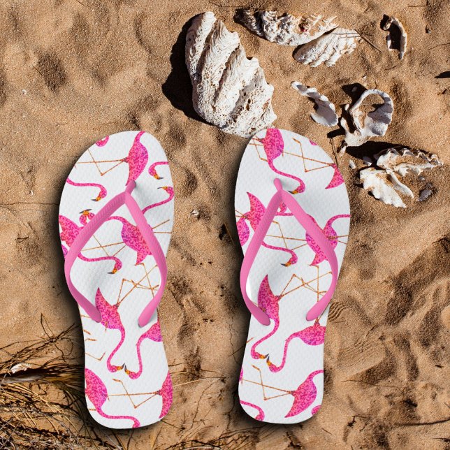 Pink Flamingos Flip Flops (Von Creator hochgeladen)
