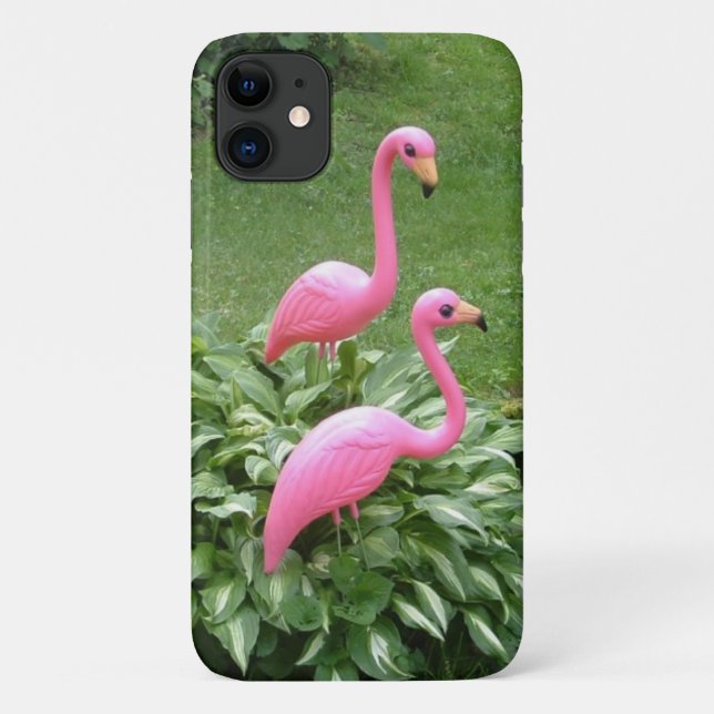 PINK FLAMINGOS iPhone 11 Fall Case-Mate iPhone Hülle (Rückseite)