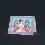 PINK FLAMINGOS MACHEN SNOWMAN, FUNNY CHRISTMAS VÖG FEIERTAGSKARTE<br><div class="desc">ALBERNE FLAMINGOS MACHEN PINK SNOWMAN. STELLEN SIE SICH BITTE SICHER. FERIENKARTE/ENVELOPE Leere *Anpassen ... .Suchen nach übereinstimmenden Elementen Susan Brack Designs</div>