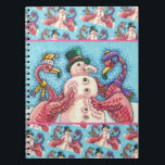 PINK FLAMINGOS MACHEN SNOWMAN, FUNNY CHRISTMAS VÖG NOTIZBLOCK<br><div class="desc">ALBERNE FLAMINGOS MACHEN PINK SNOWMAN. STELLEN SIE SICH BITTE SICHER. NOTEBOOK (Lined). MAKES NICE JOURNAL *Anpassen ... .Suchen nach übereinstimmenden Elementen Susan Brack Designs</div>