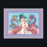 PINK FLAMINGOS MACHEN SNOWMAN, FUNNY CHRISTMAS VÖG POSTKARTE<br><div class="desc">ALBERNE FLAMINGOS MACHEN PINK SNOWMAN. STELLEN SIE SICH BITTE SICHER. FERIEN POSTCARD *Individualisieren Sie ... .Suchen nach übereinstimmenden Elementen Susan Brack Designs</div>