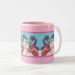 PINK FLAMINGOS MACHEN SNOWMAN, FUNNY CHRISTMAS VÖG ZWEIFARBIGE TASSE<br><div class="desc">ALBERNE FLAMINGOS MACHEN PINK SNOWMAN. STELLEN SIE SICH BITTE SICHER. FERIENWOHNUNG TASSE *Anpassen ... .Suchen nach übereinstimmenden Elementen Susan Brack Designs</div>
