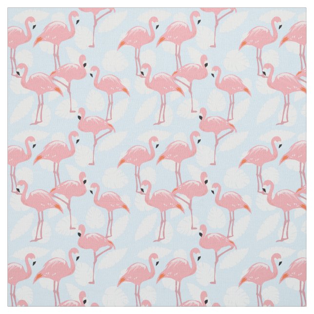Pink Flamingos Muster Fabric Stoff (Muster)