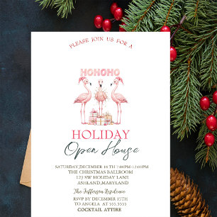 Pink Flamingos präsentiert Holiday Open House Einladung