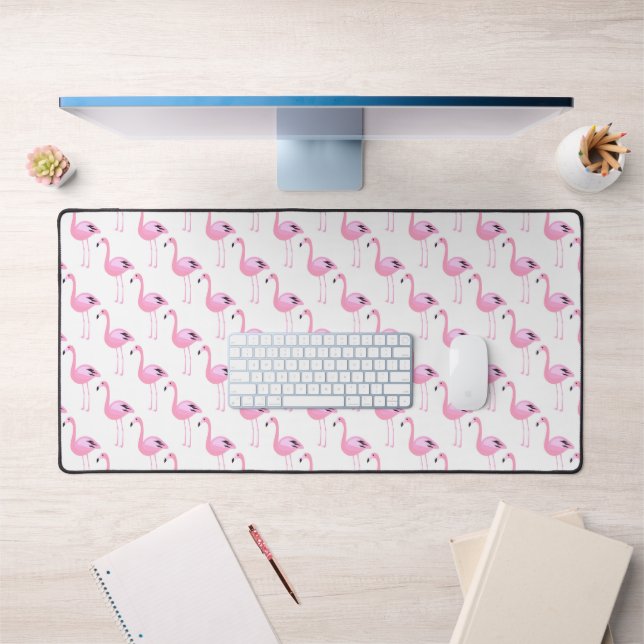 Pink Flamingos Schreibtischunterlage (Büro 1)