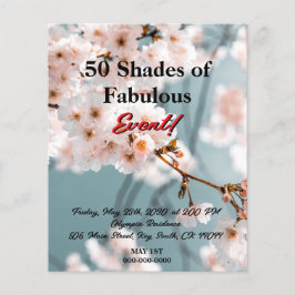 Pink Floral 50 Schattierungen von Fabulous Flyer