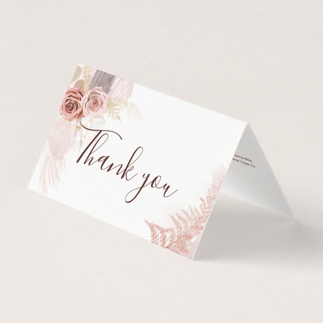 Pink Floral 80e fête d'anniversaire Carte de remer (Front)
