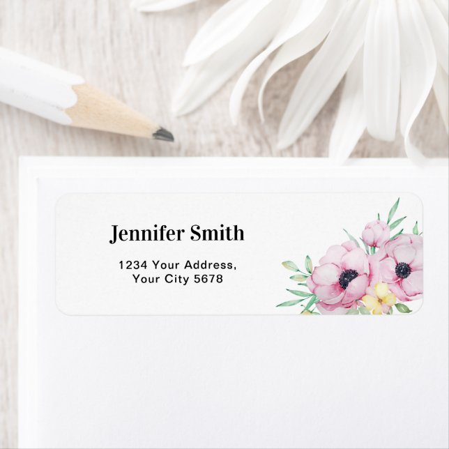 Pink Floral Anemones Adresse (Insitu)