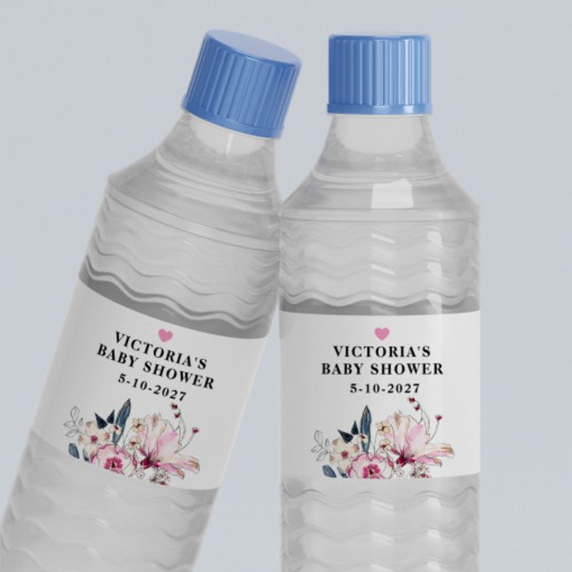 Pink Floral Baby in Bloom Baby Dusche (Von Creator hochgeladen)